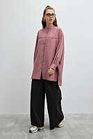 Double Welt Pocket Shirt Old Rose 