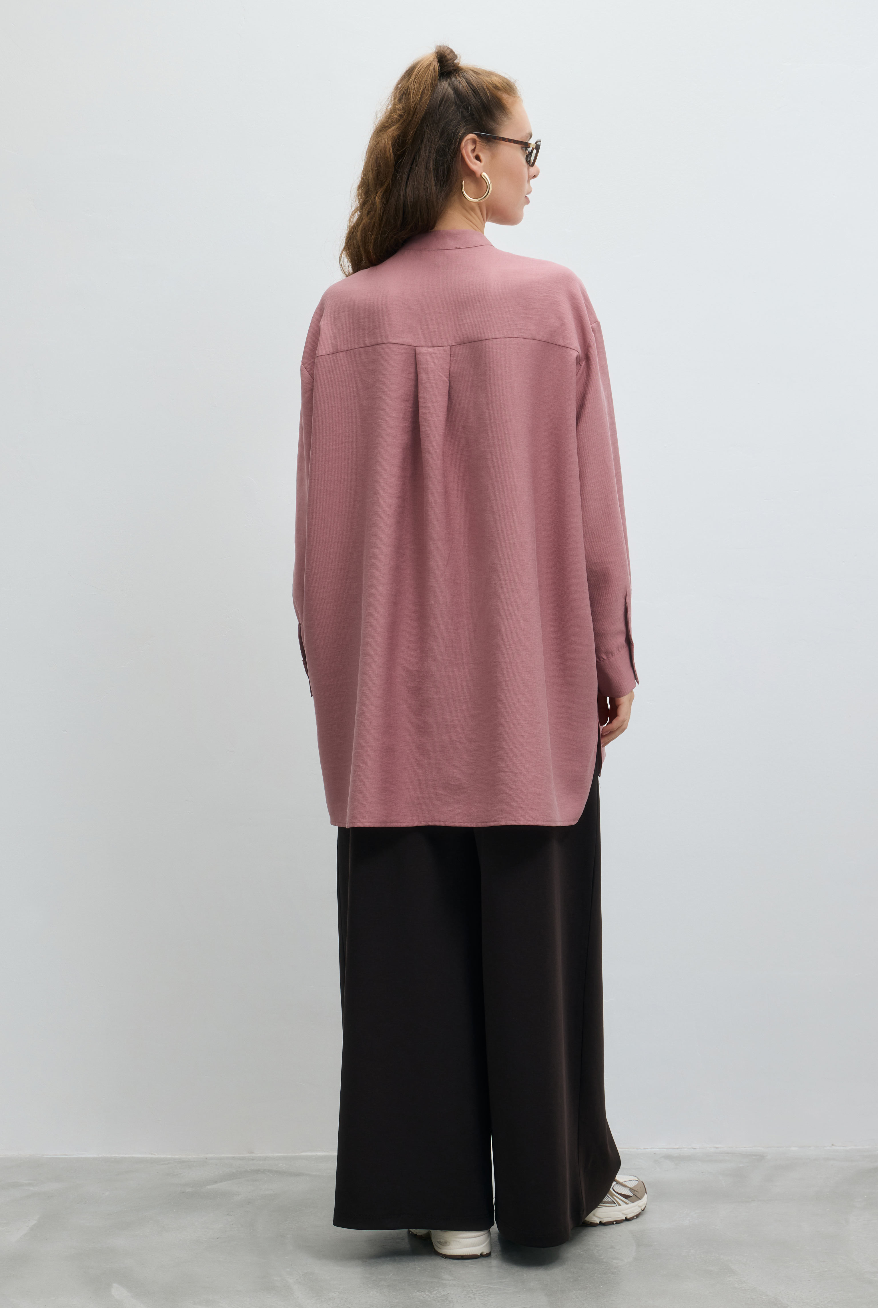 Double Welt Pocket Shirt Old Rose - 4