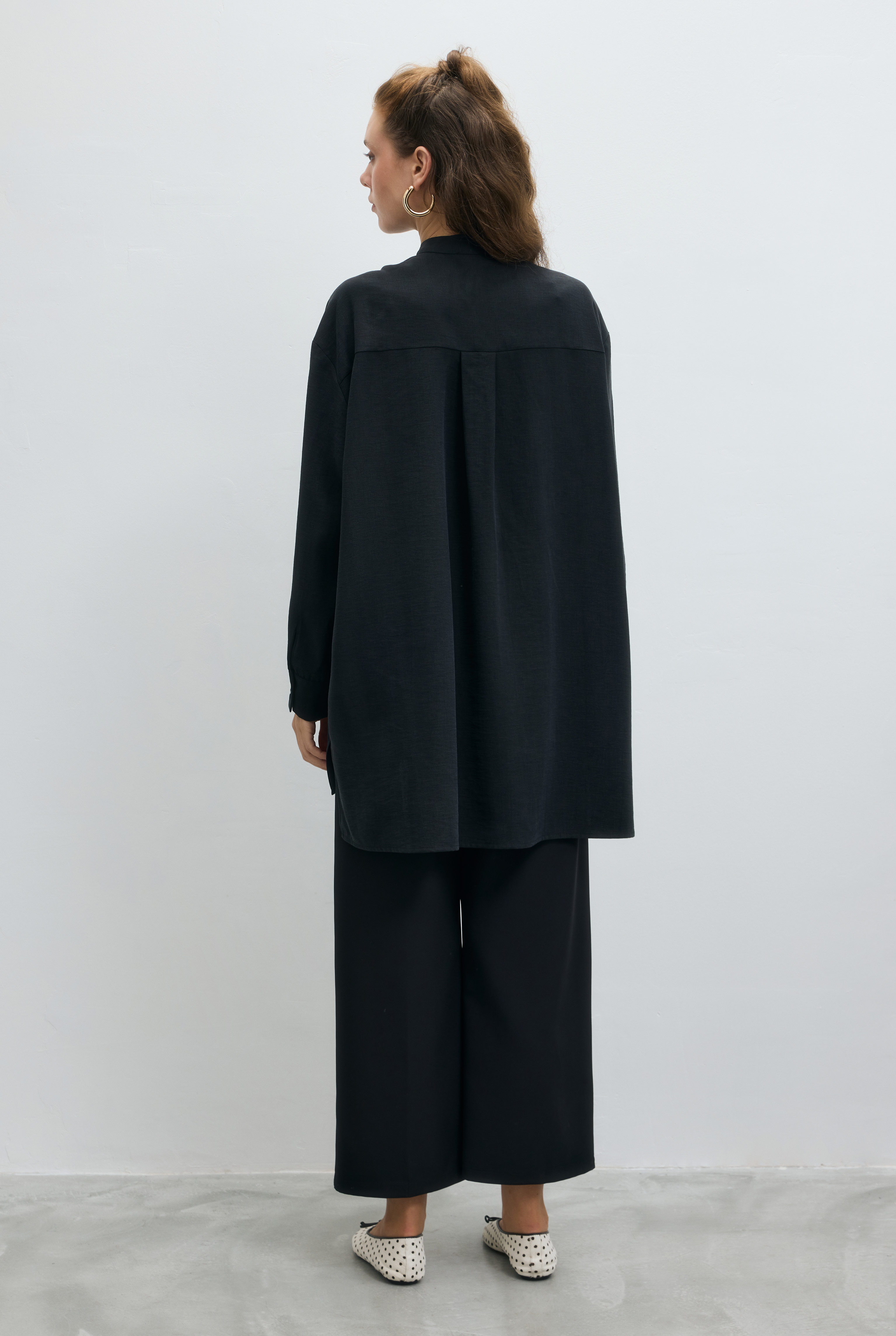 Double Welt Pocket Shirt Black - 4