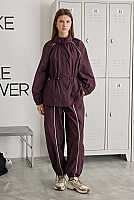 Raglan Sleeve Trouser Set Bordeaux 